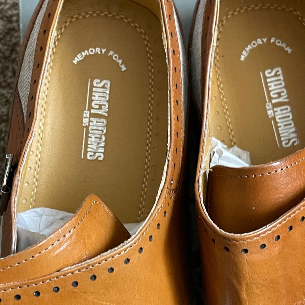 Stacy Adams Tan Oxfords